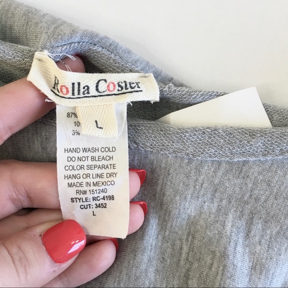 NWT Rolla Coster Gray Ruffle One Shoulder Romper - Picture 10 of 10